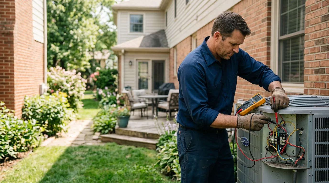 HVAC technician working near Sussex, WI